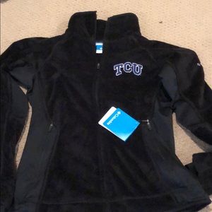 Columbia TCU fleece zip up
